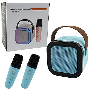 Міні-дитяче караоке з двома  бездротовими мiкрофонами K12/ 5114 (40)