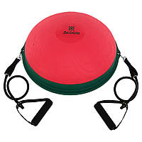Балансувальна платформа напівсфера BOSU з еспандерами BOSU BLOOM BALANCE TRAINER LB7052 кольору в асортименті
