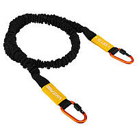 Еспандер трубчастий із карабіном у захисному рукаві RESISTANCE TUBE LiveUp LP8401-L навантаження високе