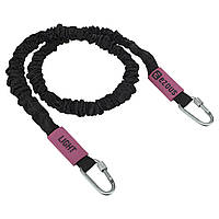Еспандер трубчастий із карабіном у захисному рукаві RESISTANCE TUBE WITH COVER EZOUS K-05-L навантаження низьке