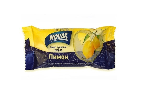 Мило туалетне тверде Novax Лимон 60 г