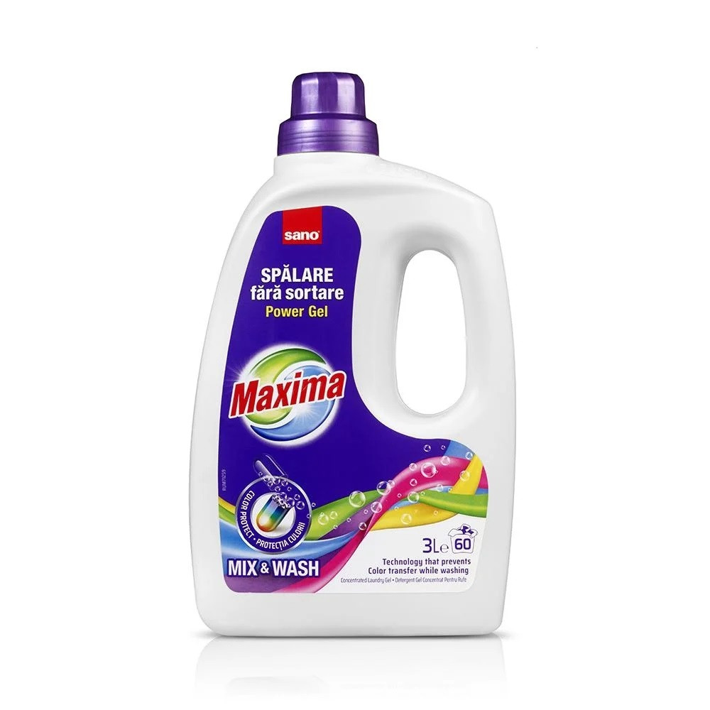 Концентрований гель для прання Sano Mix & Wash 3 л 60 прань