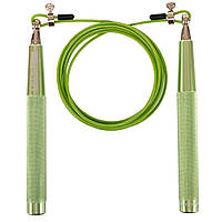 Скакалка швидкісна Кросфіт зі сталевим тросом LiveUp LP8283 3м кольору в асортименті