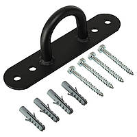 Кріплення настінне для каната 1 штука LiveUp LP8179 чорний