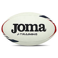 М'яч для регбі Joma J-TRAINING 400679-206 No5 білий синій-червоний