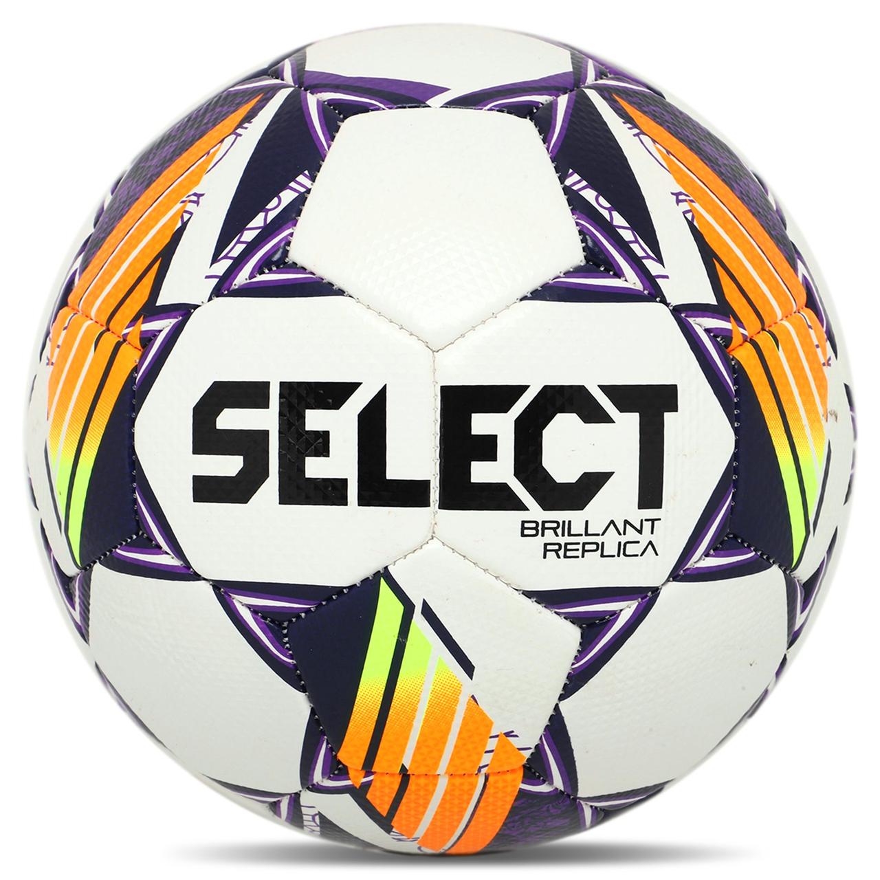 М'яч футбольний дитячий SELECT BRILLANT V24 BRILLANT-REP-5WV No5 білий-фіолетовий
