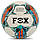 М'яч футбольний FOX FB-0806 No5 PU білий-синій-жовтогарячий, фото 4