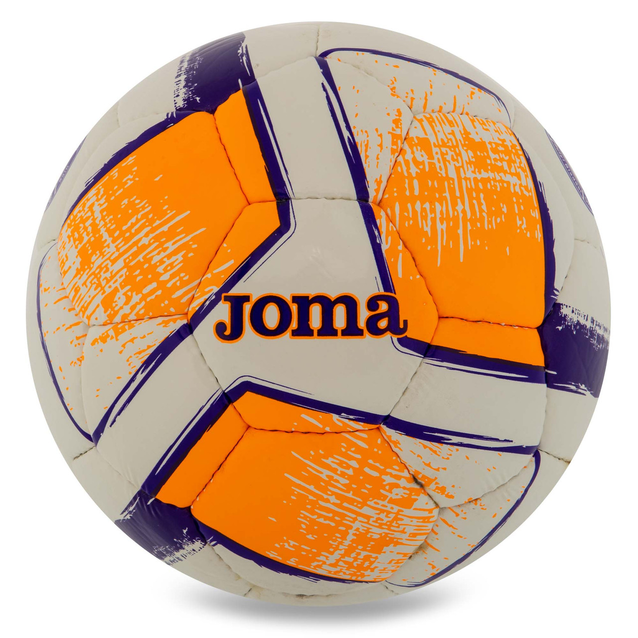 М'яч футбольний Joma DALI II 400649-214-T5 No5 білий-жовтогарячий
