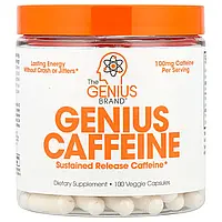 The Genius Brand, Genius Caffeine` 100 рослинних капсул оригінал