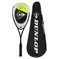 Ракетка для сквошу 27" DUNLOP D SR BLACKSTORM GRAPHITE HL DL773407 чорний жовтий
