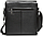 Чоловіча сумка планшет через плече 23х26х6, шкіряна барсетка Tiding Bag SK A75-181 чорна, фото 4