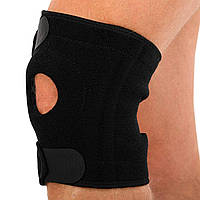 Наколінник бандаж зі спіральними ребрами жорсткості MUTE 9087 1 шт. чорний