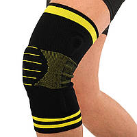 Наколінник зі спіральними ребрами жорсткості та силіконовим кільцем MUTE 9017 розмір S-L кольору в асортименті