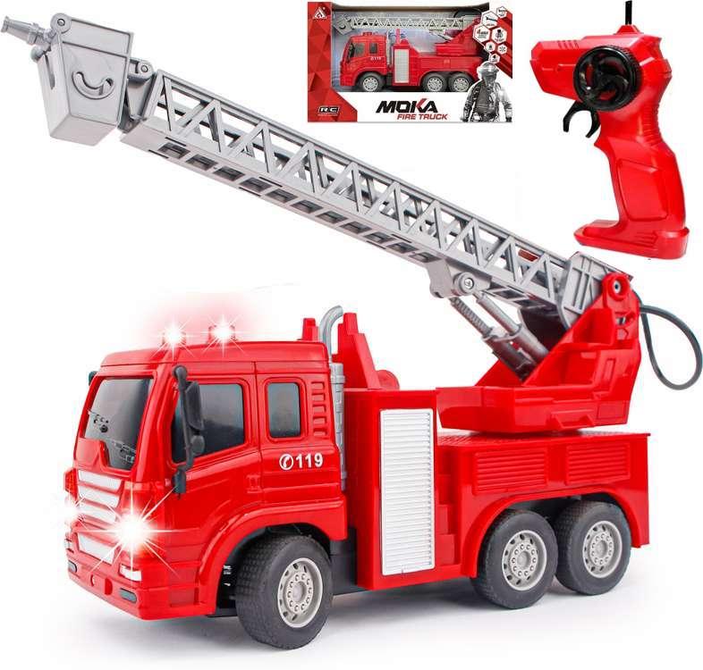 Пожежна машина на радіокеруванні (бризкає водою) арт. 2075, фото 1