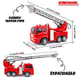 Пожежна машина на радіокеруванні (бризкає водою) арт. 2075, фото 3