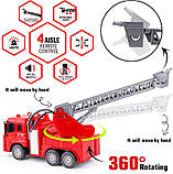 Пожежна машина на радіокеруванні (бризкає водою) арт. 2075, фото 5
