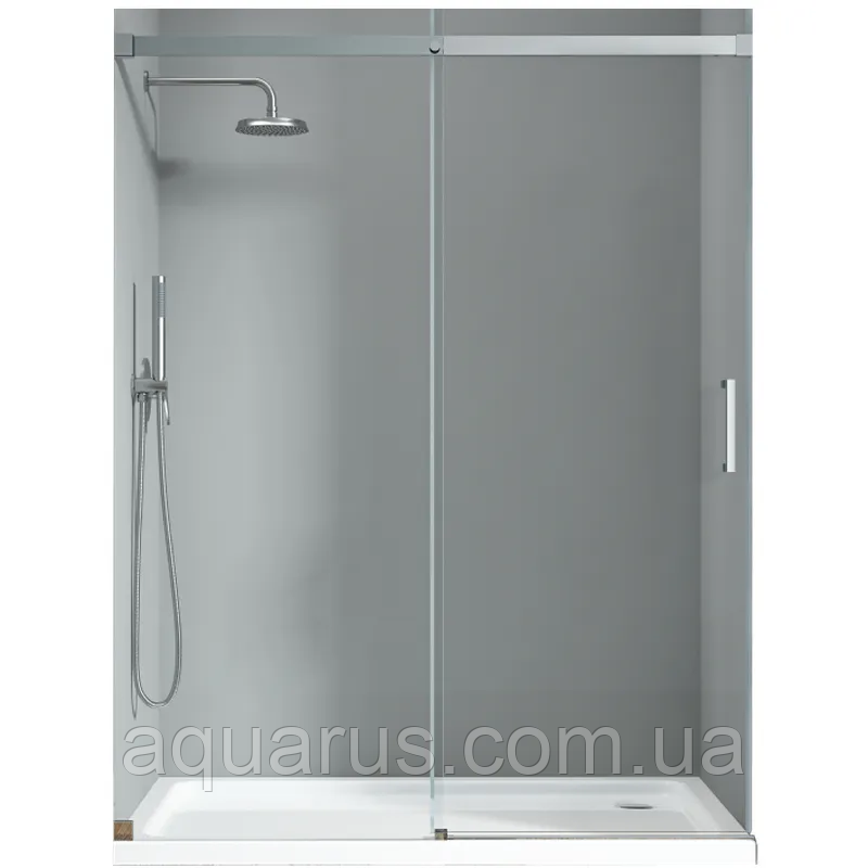 Двері в нішу Koer SR SD02-120x200-TR-01 прозоре скло Easy Clean 8мм, хром (KR5384)