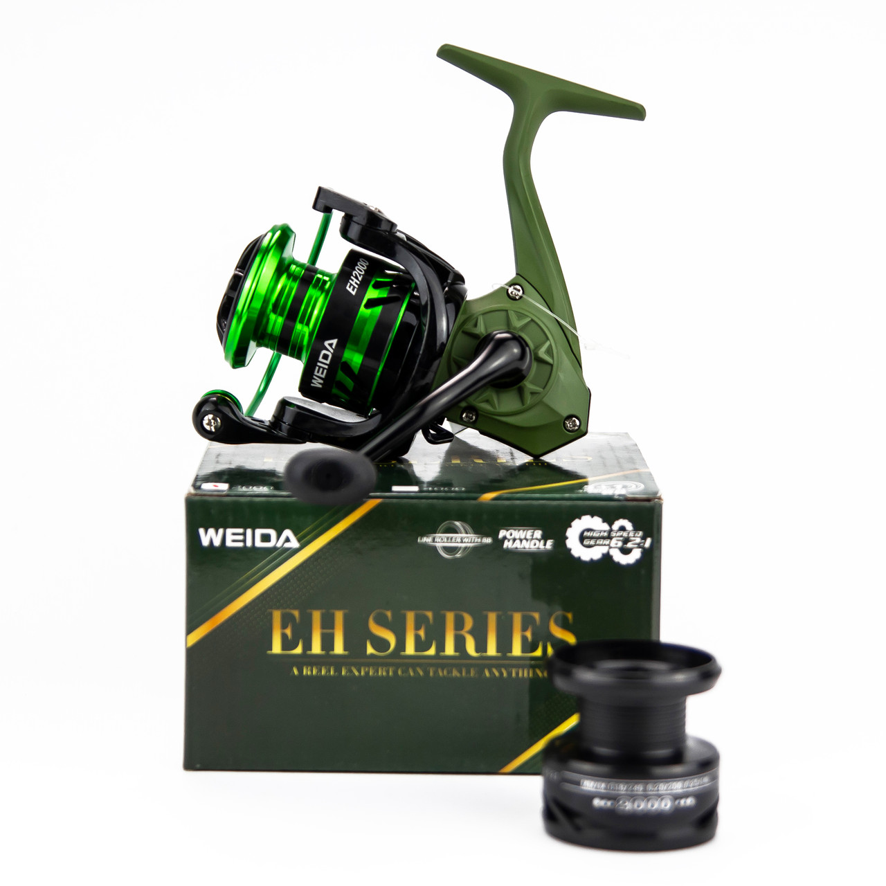 Спінінгова котушка FishMX EH2000 5+1BB 6.2:1 Метал шпуля