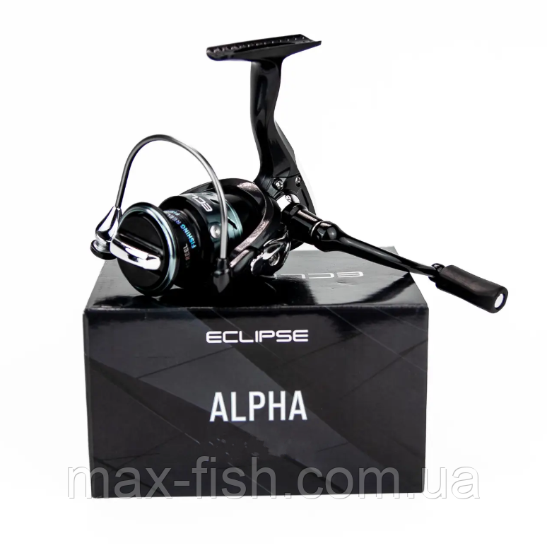 Котушка Eclipse ALPHA 2000 5+1bb для вудлища та спінінга, металева шпуля, фото 1