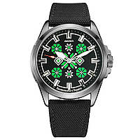 Awarder Embroidery Silver-Green Black Battery 10ATM