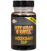 Дип для насадок Dynamite Baits Hot Crab & Krill Concentrate Dip, 100 мл