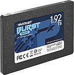 Накопичувач SSD 1.92TB Patriot Burst Elite 2.5" SATAIII TLC (PBE192TS25SSDR), фото 2
