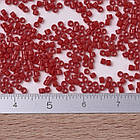 Бисер Японский MIYUKI Delica DB0723 11/0, Opaque Red, 1000шт/5г, (УТ100032406), фото 3