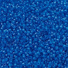 Бісер Японський MIYUKI Delica DB0787 11/0, Dyed Semi-Frosted Transparent Capri Blue, 2000 шт./10г, (УТ100032390), фото 4