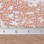 Бісер Японський MIYUKI Delica DB1493 11/0, Opaque Light Salmon, 2000 шт./10г, (УТ100032398), фото 3
