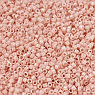Бісер Японський MIYUKI Delica DB1493 11/0, Opaque Light Salmon, 2000 шт./10г, (УТ100032398), фото 4