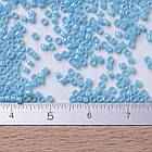 Бисер Японский MIYUKI Delica DB0215 11/0, Opaque Turquoise Blue Luster, 1000шт/5г, (УТ100032401), фото 3