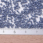 Бисер Японский MIYUKI Delica DB0267 11/0, Opaque Blueberry Luster, 1000шт/5г, (УТ100032402), фото 3