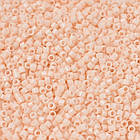Бисер Японский MIYUKI Delica DB1492 11/0, Opaque Light Peach, 1000шт/5г, (УТ100032410), фото 4