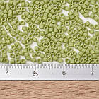 Бісер Японський MIYUKI Delica DB2290 11/0, Matte Opaque Glazed Spring Green, 1000 шт./5г, (УТ100032411), фото 3