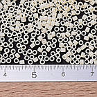 Бисер Японский MIYUKI Delica DB0732 11/0, Opaque Dark Cream, 1000шт/5г, (УТ100032413), фото 3