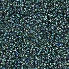 Бісер Японський MIYUKI Delica DB0276 11/0, Lined Emerald AB, 2000 шт./10г, (УТ100032430), фото 4