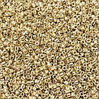 Бісер Японський MIYUKI Delica DB0034 11/0, Gold Light Plated, 400 шт./2г, (УТ100032431), фото 4