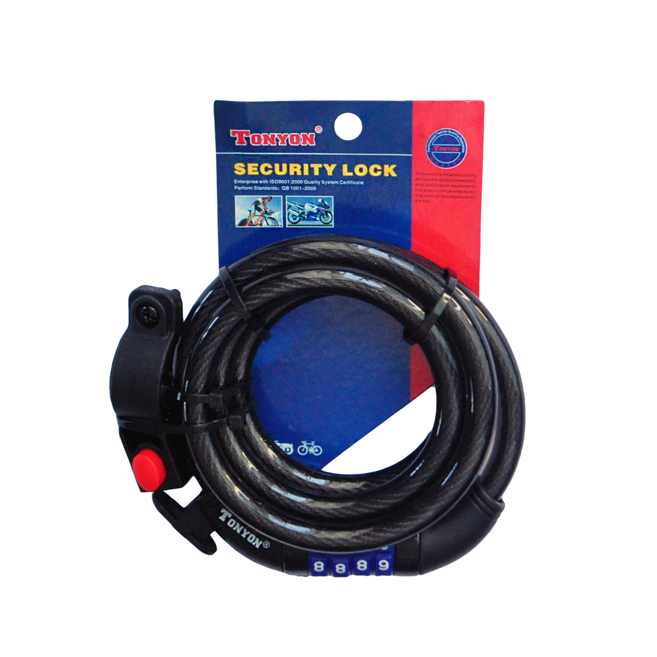 Замок Tonyon TY523 12 х 1500 мм кодовий із кріпленням. Топ!, фото 1