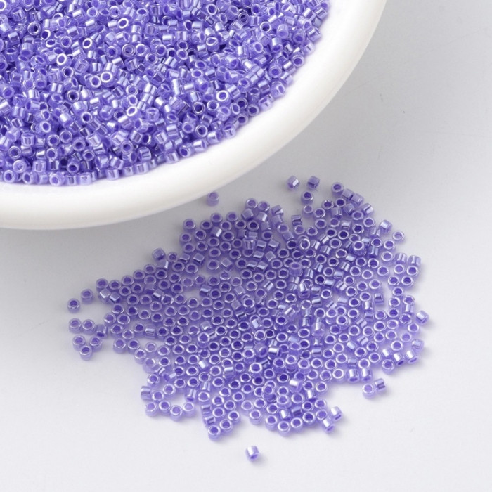 Бісер Японський MIYUKI Delica DB0249 11/0, Purple Ceylon, 1000 шт./5г, (УТ100032435)