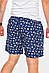 Шорти чоловічі темно-синього кольору з принтом 200582M, фото 3