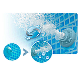 Насос для фільтрації басейну INTEX 26634 9463 л/год + картридж, шланги та фітинги, фото 2