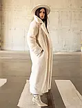 Пальто ISSA PLUS 13631 S молочне, фото 2