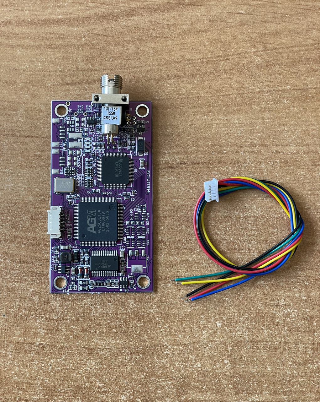 Медіаконвертер TX UART + відео 1080P AHD в оптоволокно, FC/UPC, одномодовий, 5-28V, для FPV дронів