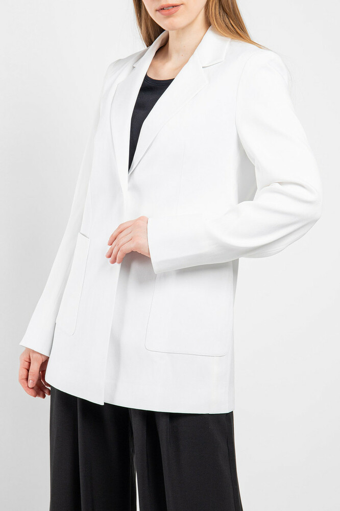 Жіночий жакет білий Ферреро Modna KAZKA MKPR1579-1, фото 1