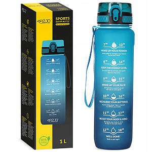 Пляшка для води спортивна 4FIZJO 1000 мл 4FJ0631 Sky Blue/Blue Poland