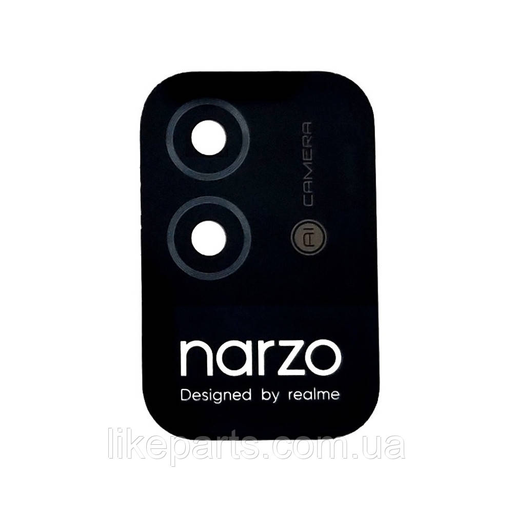 Скло камери Realme Narzo 50i (чорне), фото 1