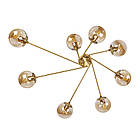 Сучасна стельова люстра 7529803-8 BRZ+BR, фото 3