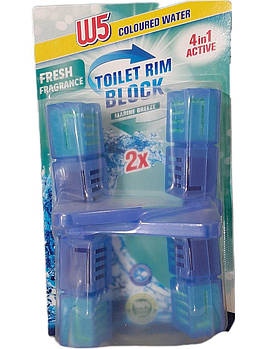 Підвіска для змиву в унітазі - W5 - WC Steine verschiedene Sorten - 2×48 г