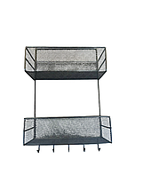 Підвісний кошик  2 рівні з п'ятьма гачками (24), фото 3