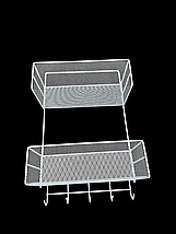 Підвісний кошик  2 рівні з п'ятьма гачками (24), фото 5